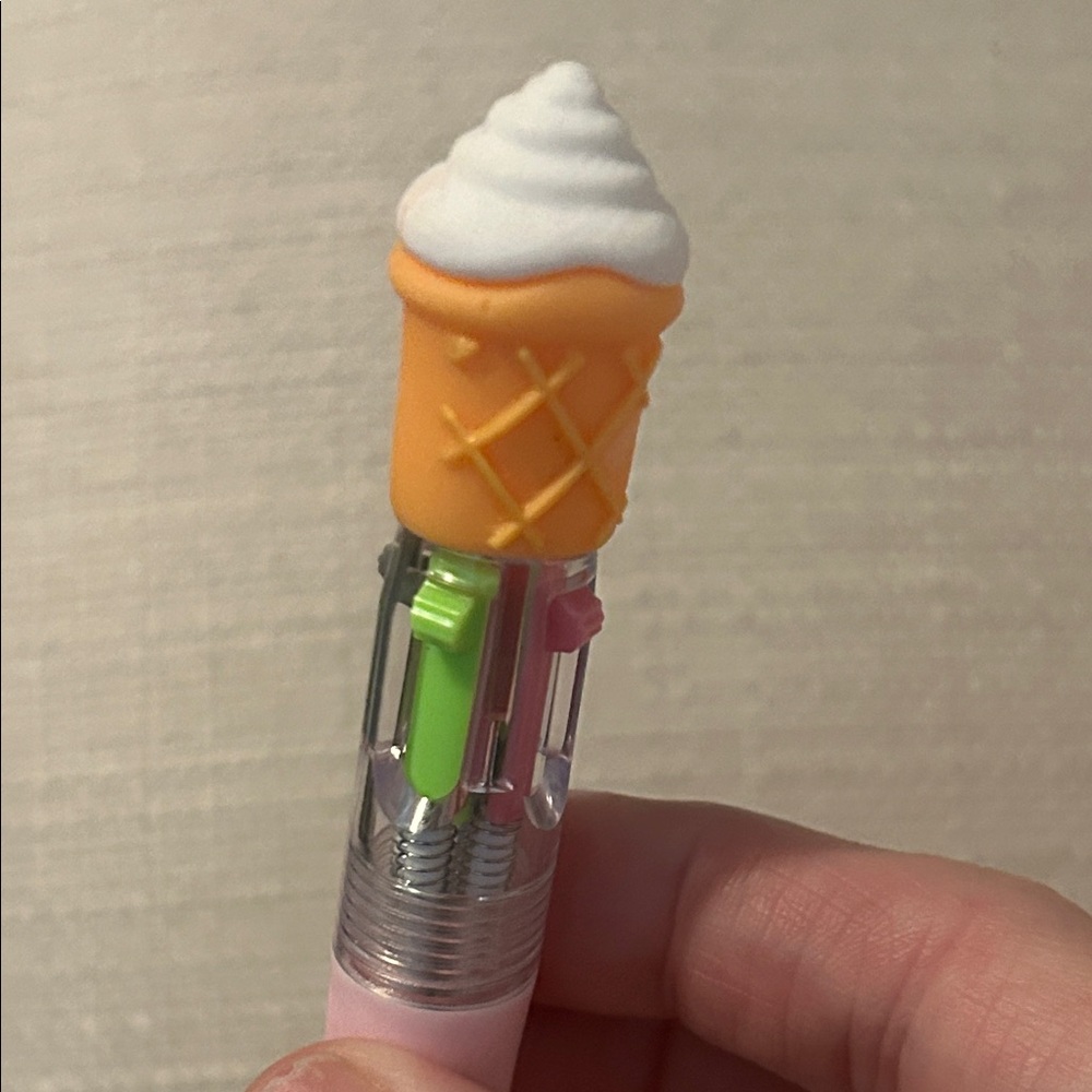 Ice Cream Multi-Color Pen approx. 2 3/4”